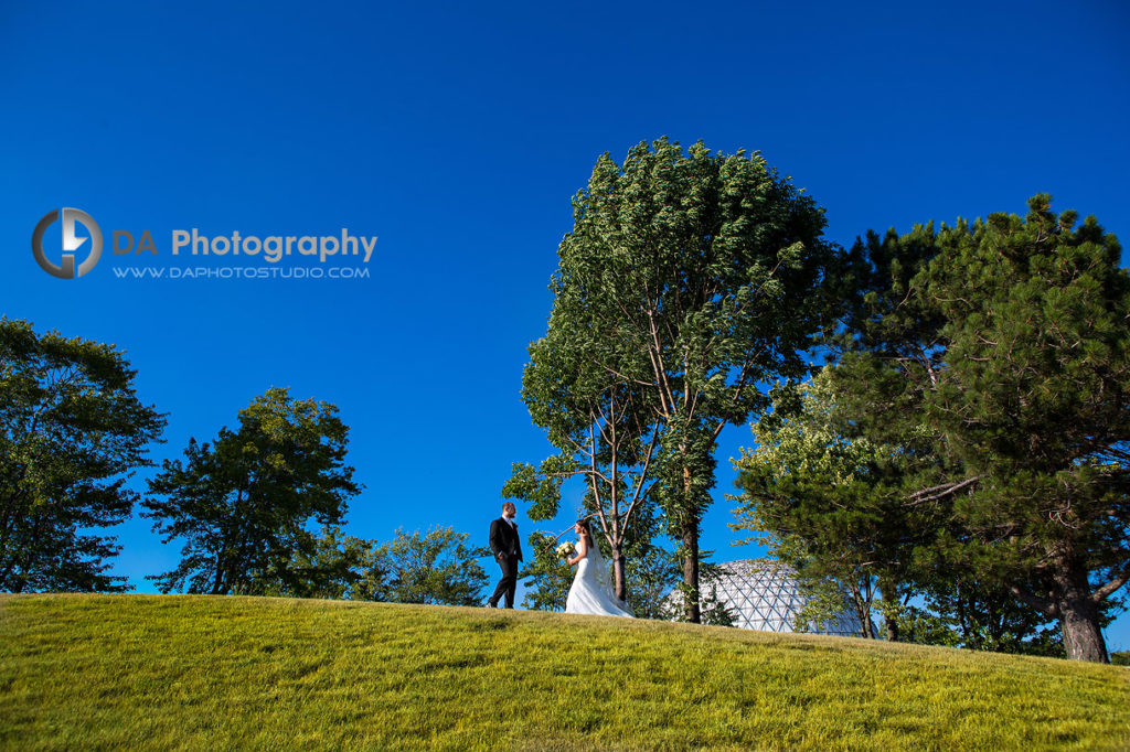 Meet me halfway! - Wedding by DA Photography at Atlantis Pavilions, Toronto, www.daphotostudio.com