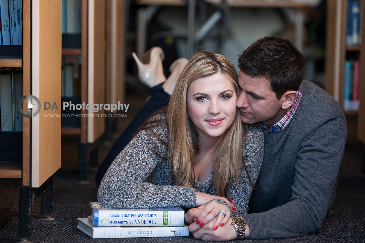 Engagement Photograper in Hamilton - Winter engagement by DA Photography