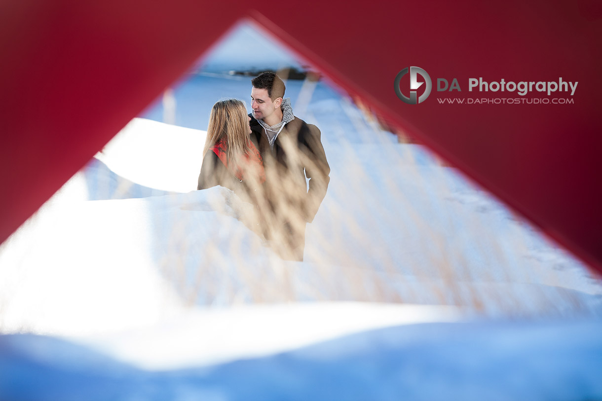 Winter Engagement Photographer - Winter engagement by DA Photography