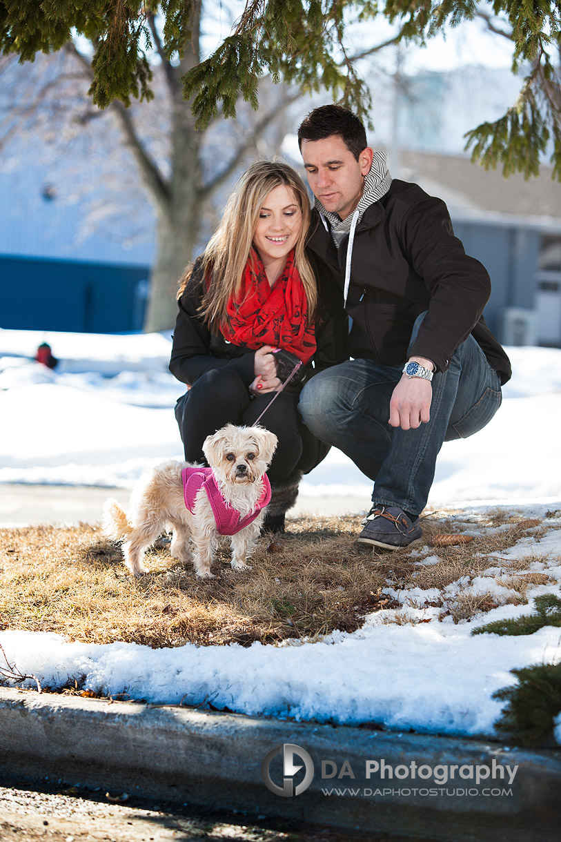 Winter Engagement Photographers in Hamilton - Winter engagement by DA Photography