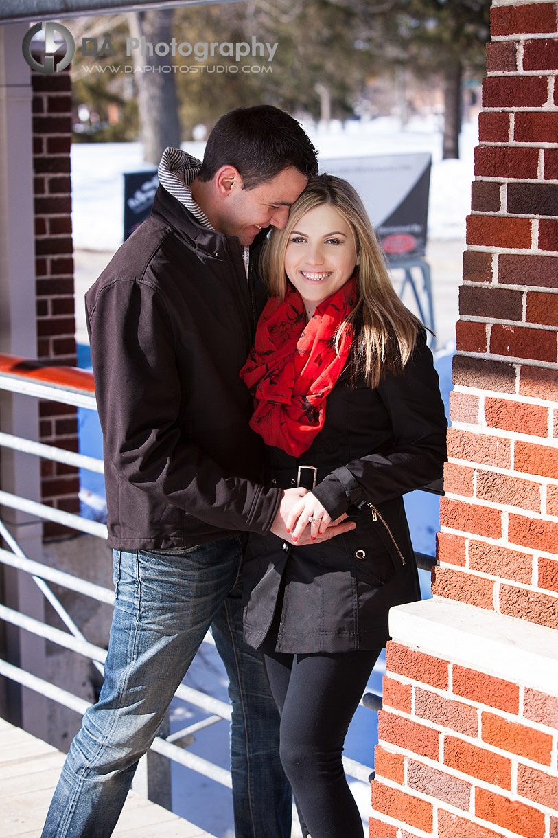 Mohawk College Winter Engagement Photographers - Winter engagement by DA Photography