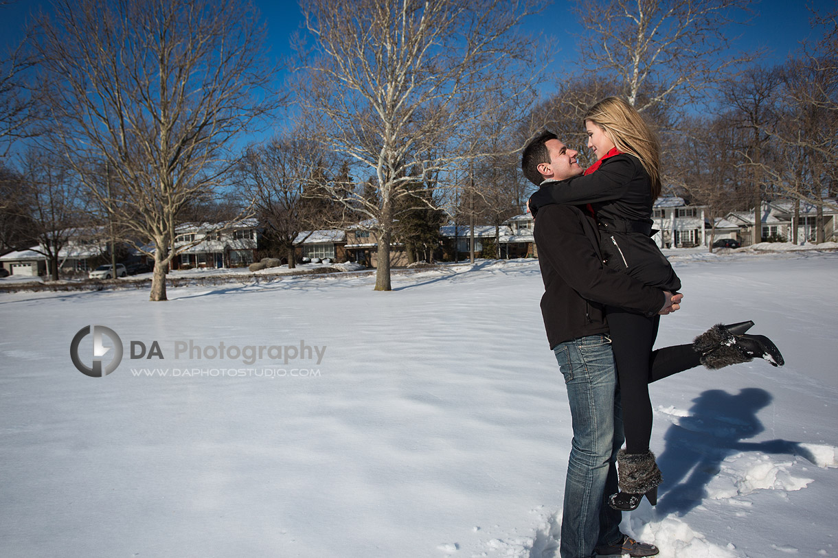 Mohawk College Winter Engagement Session - Winter engagement by DA Photography