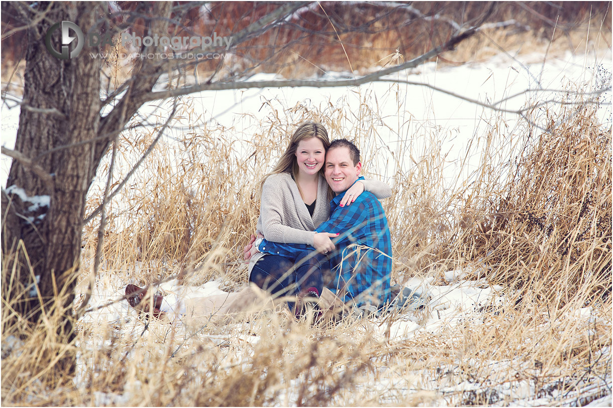 Best Winter Engagement Photographer in Orillia