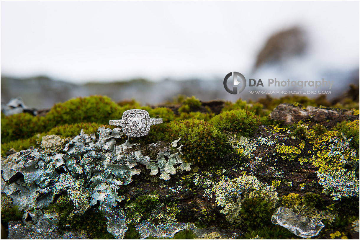 Engagement Ring at Old Brewery Bay in Orillia