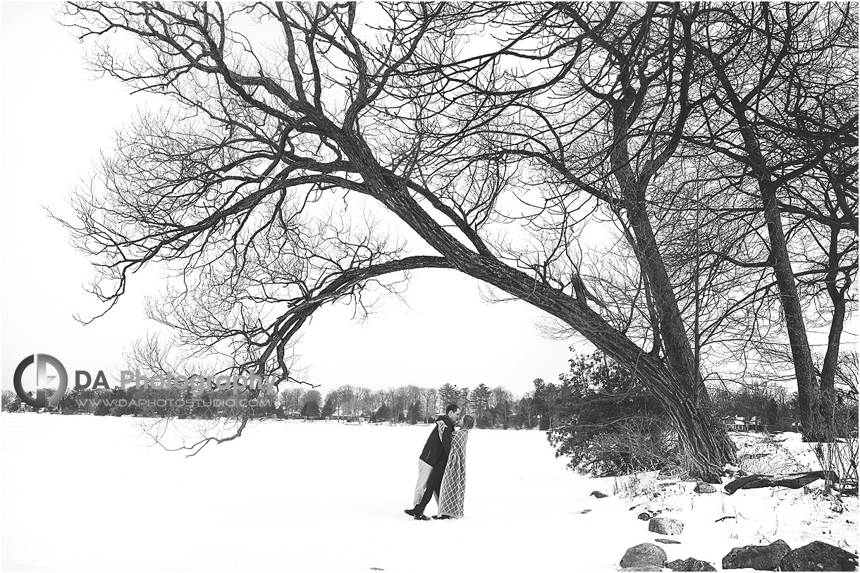 Old Brewery Bay Winter Engagement Photography