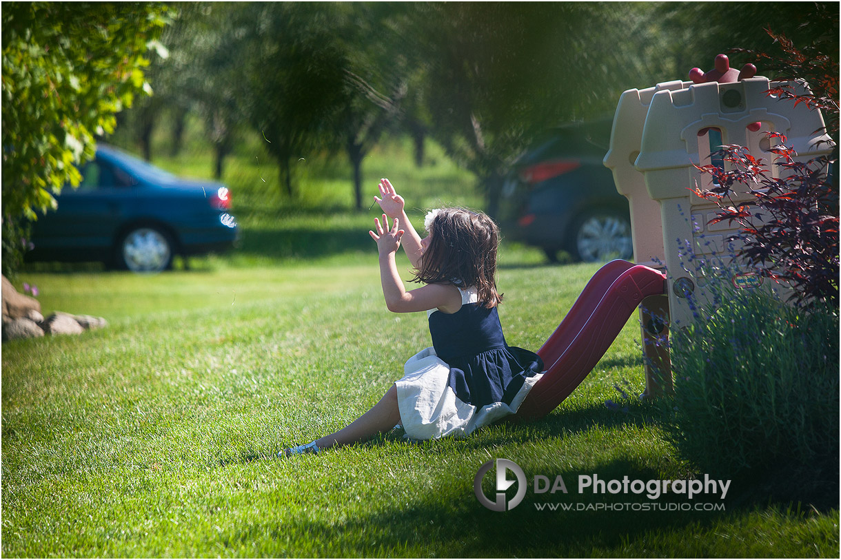 Photography of Backyard Family Bridal Shower