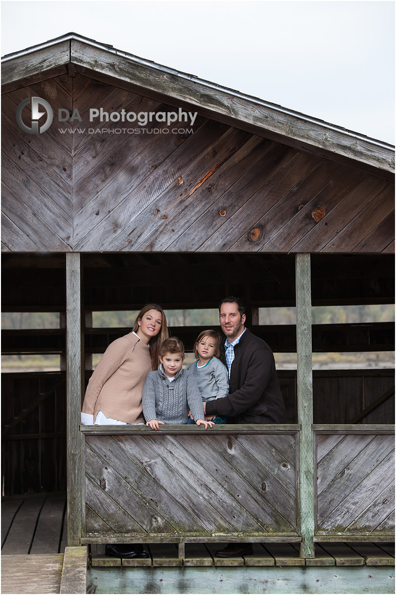 Fall Family Portrait in Milton