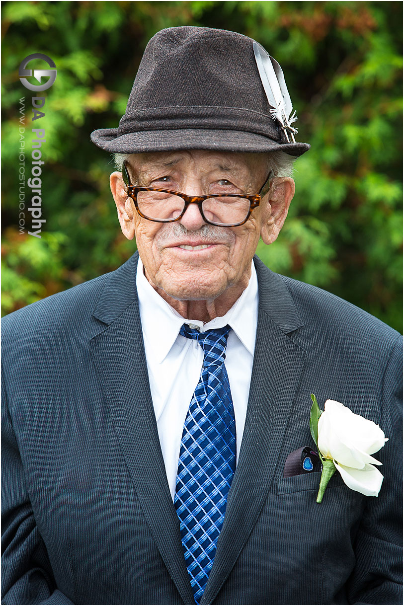Grandfather on a Croatian wedding