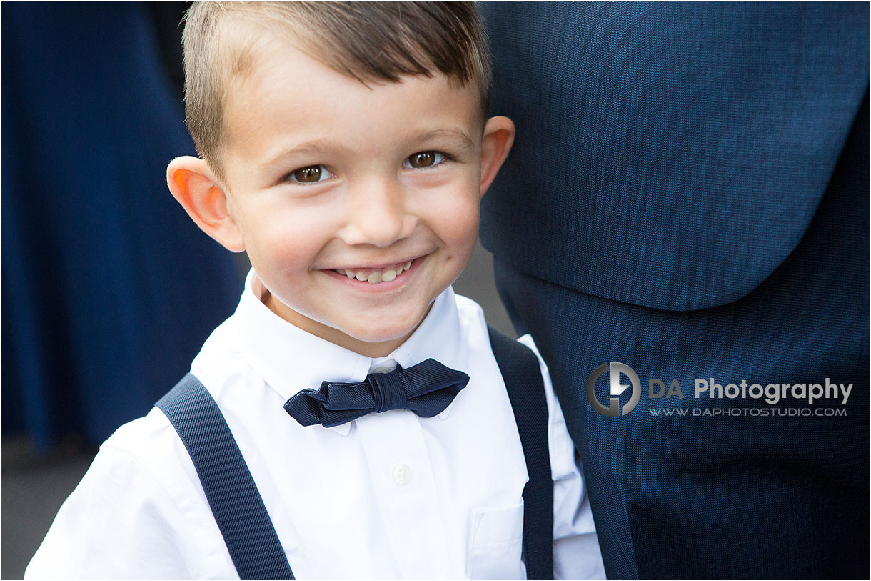 Ring bearer on a Georgetown wedding