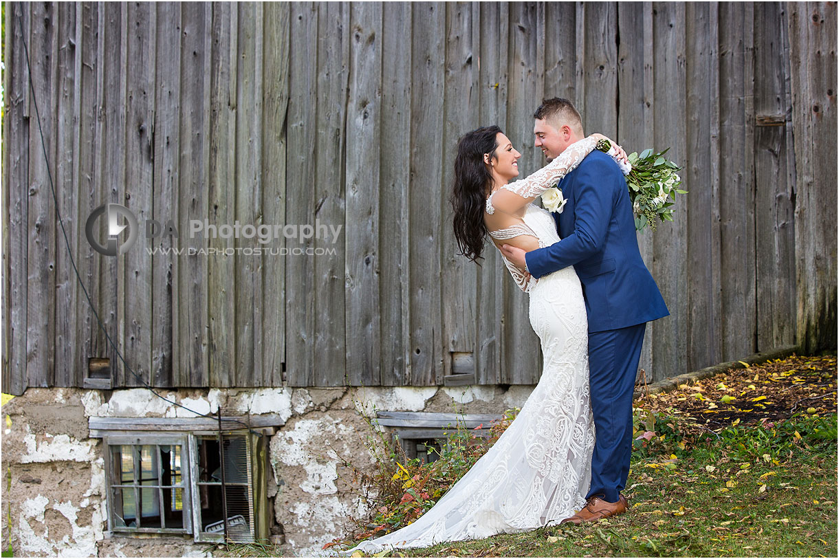 Bride and Groom in Norval