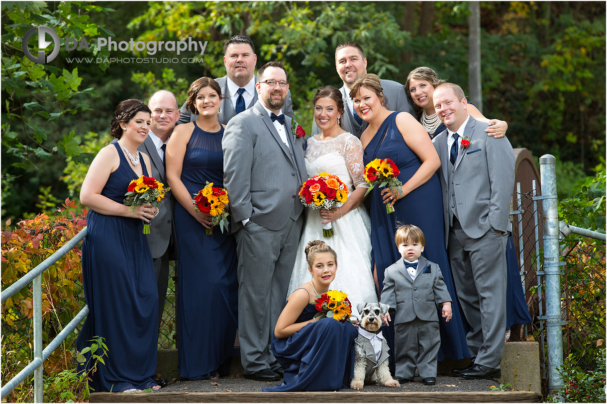 Wedding Pictures of Bridal party at Bruce Trail