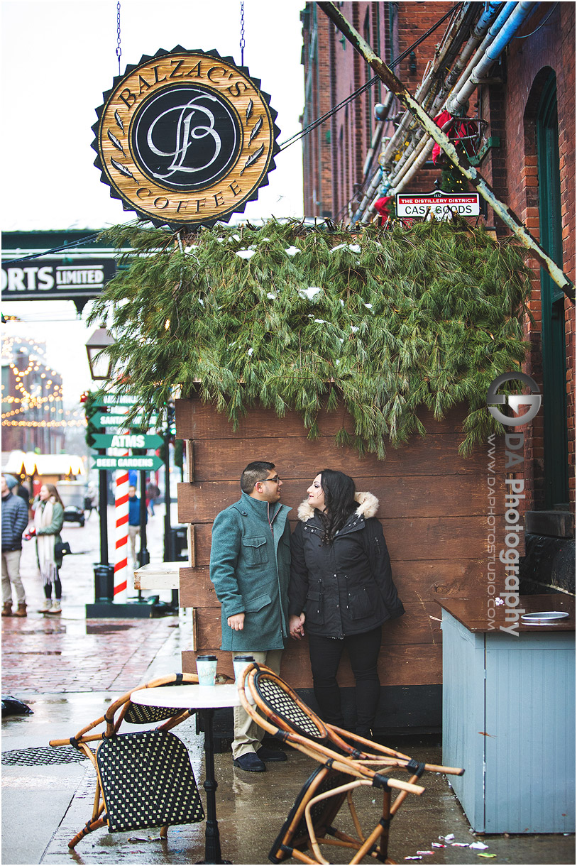 Christmas market engagement Photographers