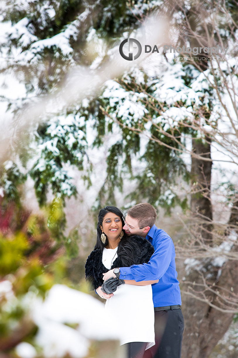 Winter Engagement Photography at Paletta Mansion