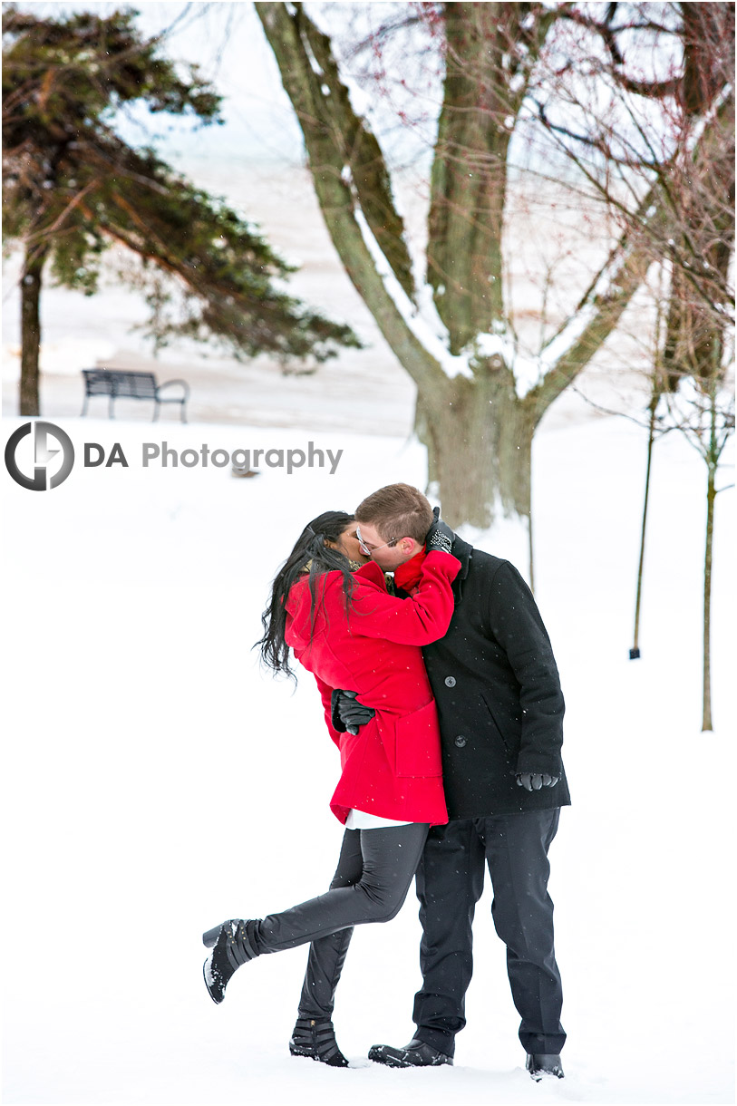 Burlington Winter Engagement Photography