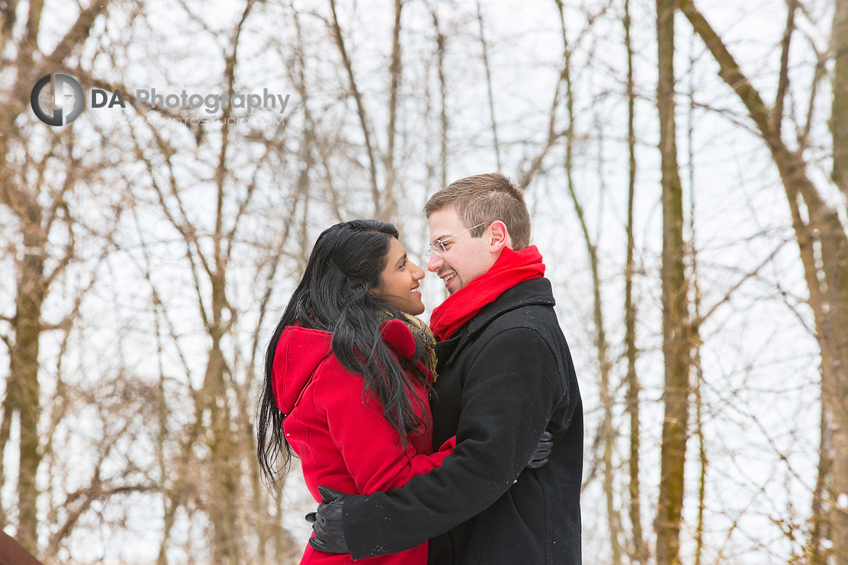 Burlington Winter Engagement Photographer