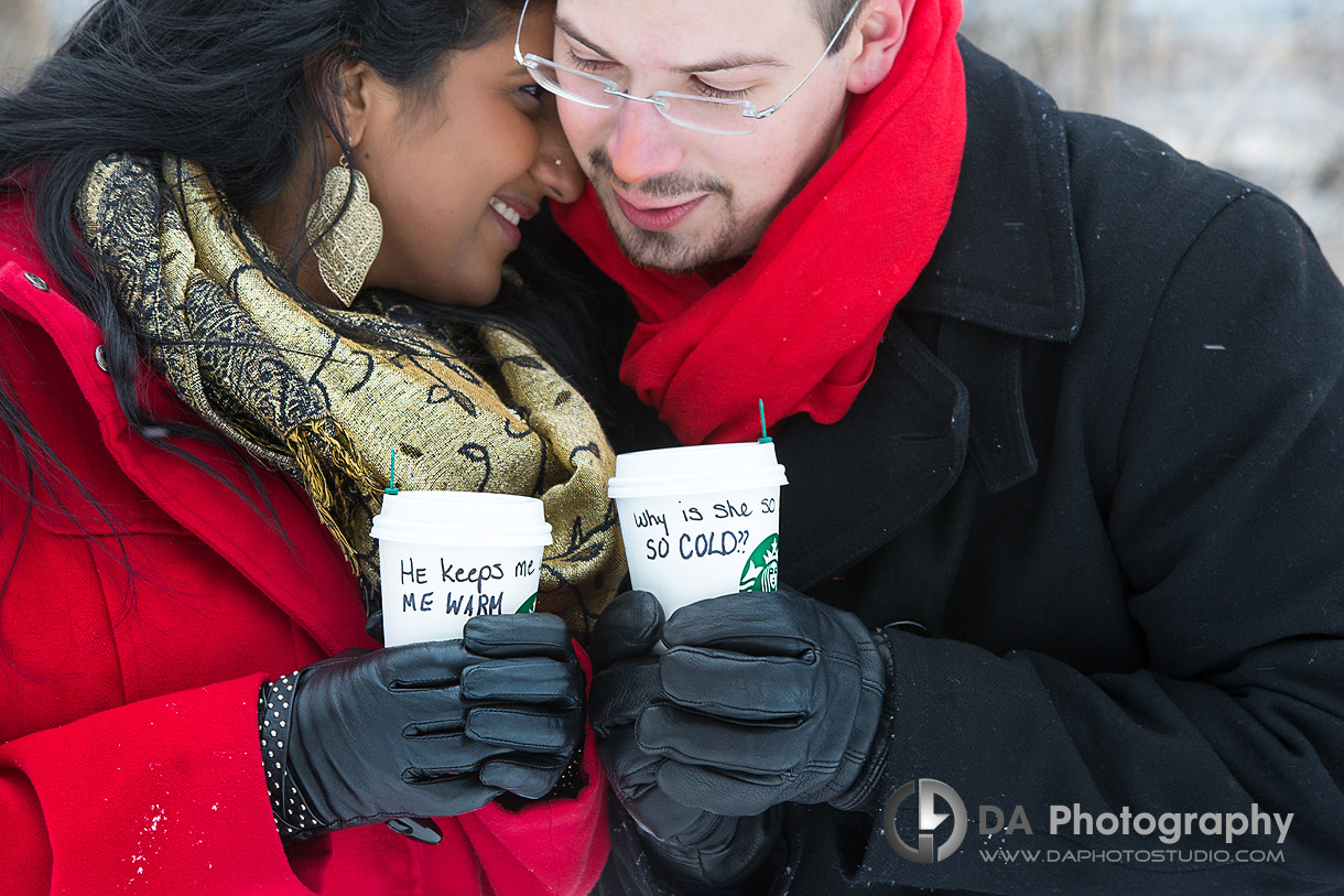 Winter Engagements at Paletta Mansion