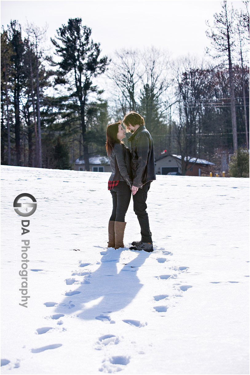 Guelph Winter Engagement Photographs