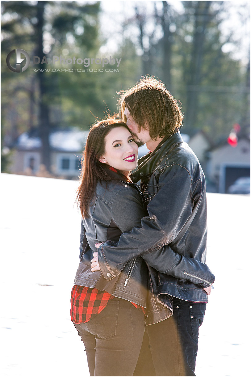 Winter Arboretum Engagement Pictures