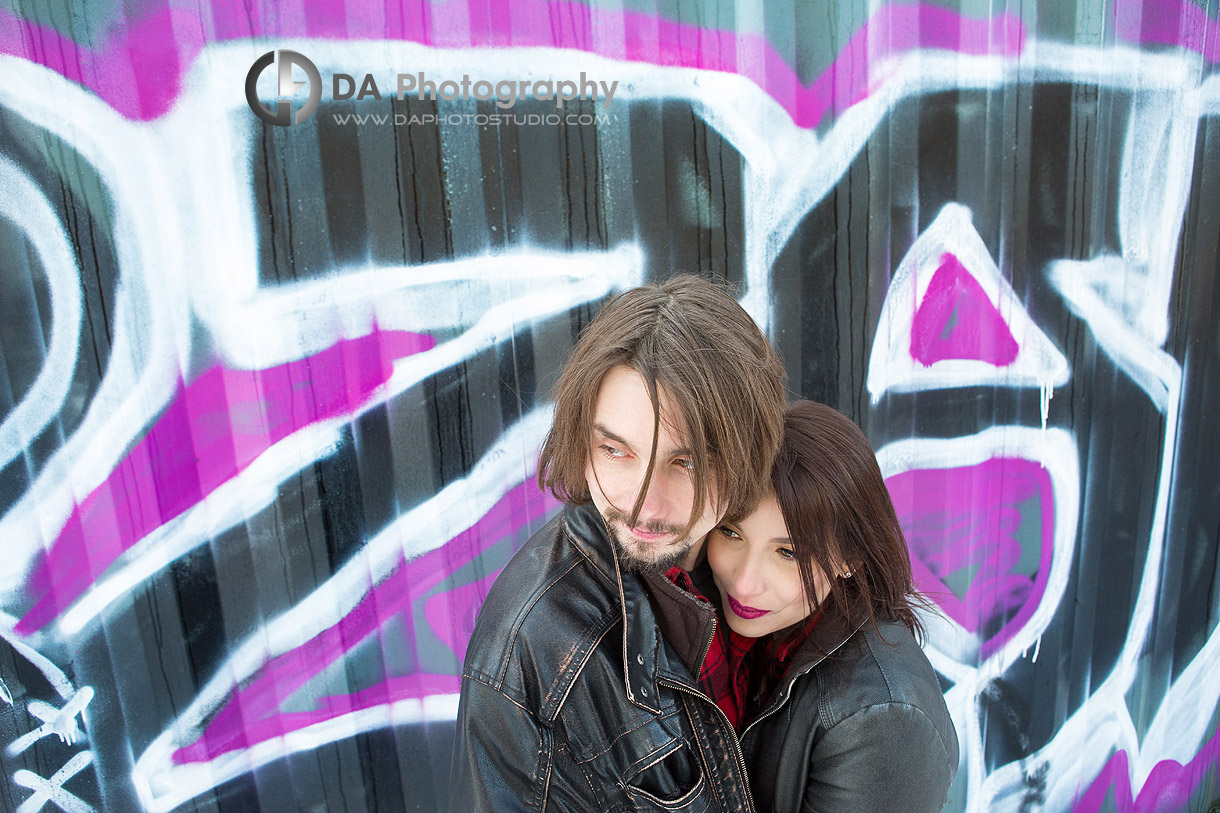 Winter Engagement Photo