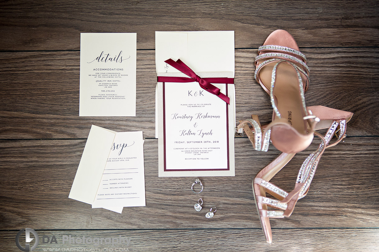 Details at Stoney Creek Wedding