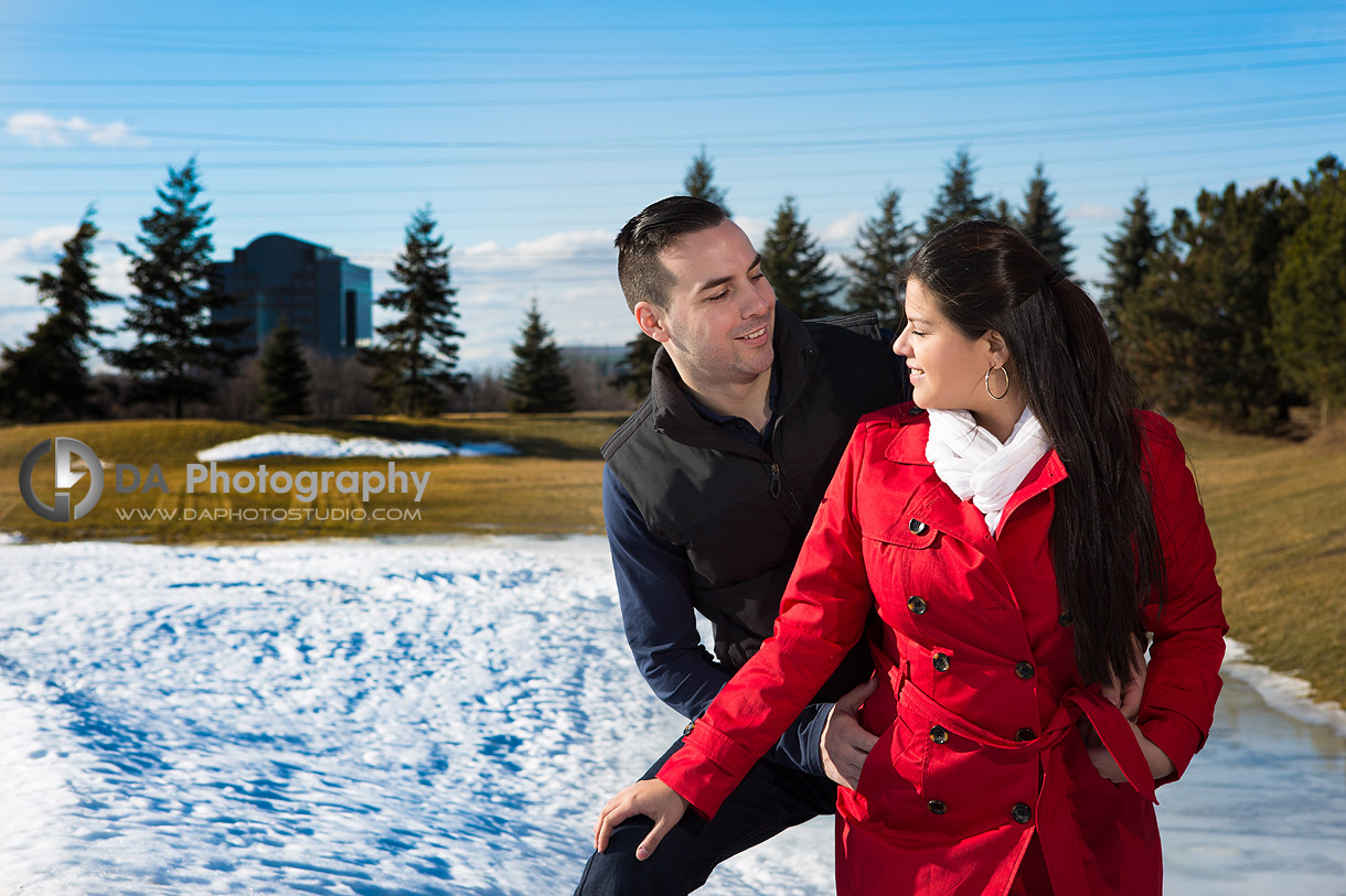 Mississauga winter engagement Photos