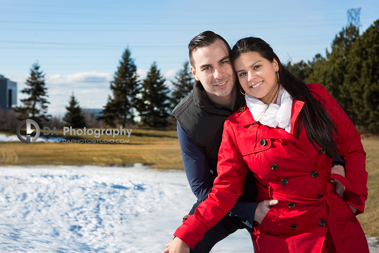 Mississauga winter engagement Pictures