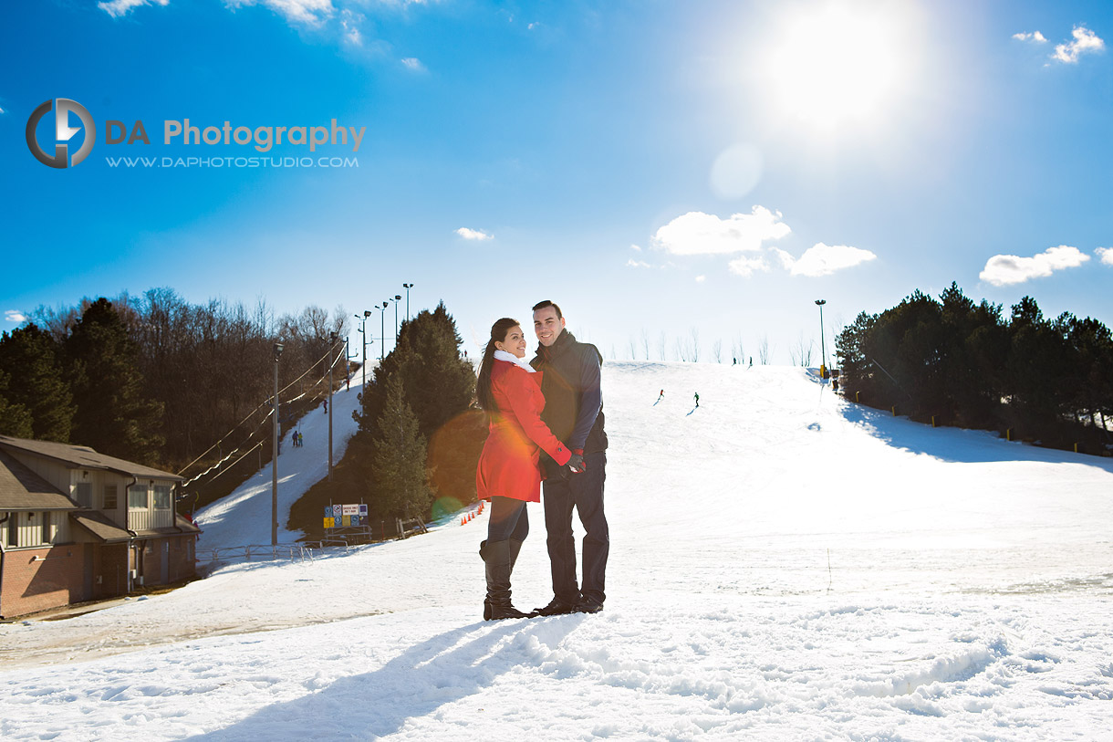 Mississauga winter engagement Photographs