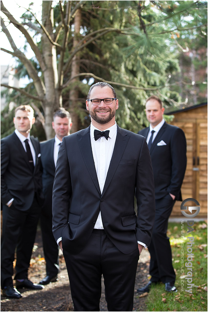 Groomsman at Paletta Mansion