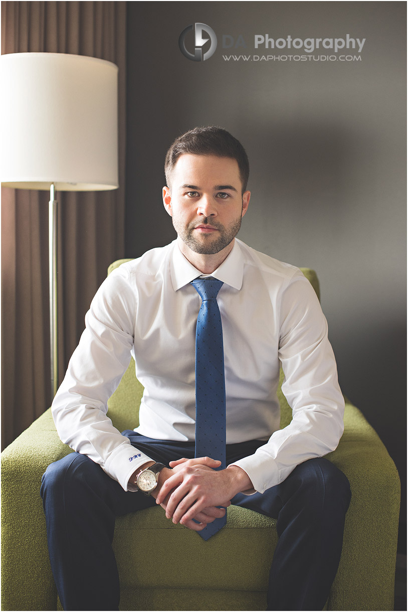 Groom at Chateau Le Parc