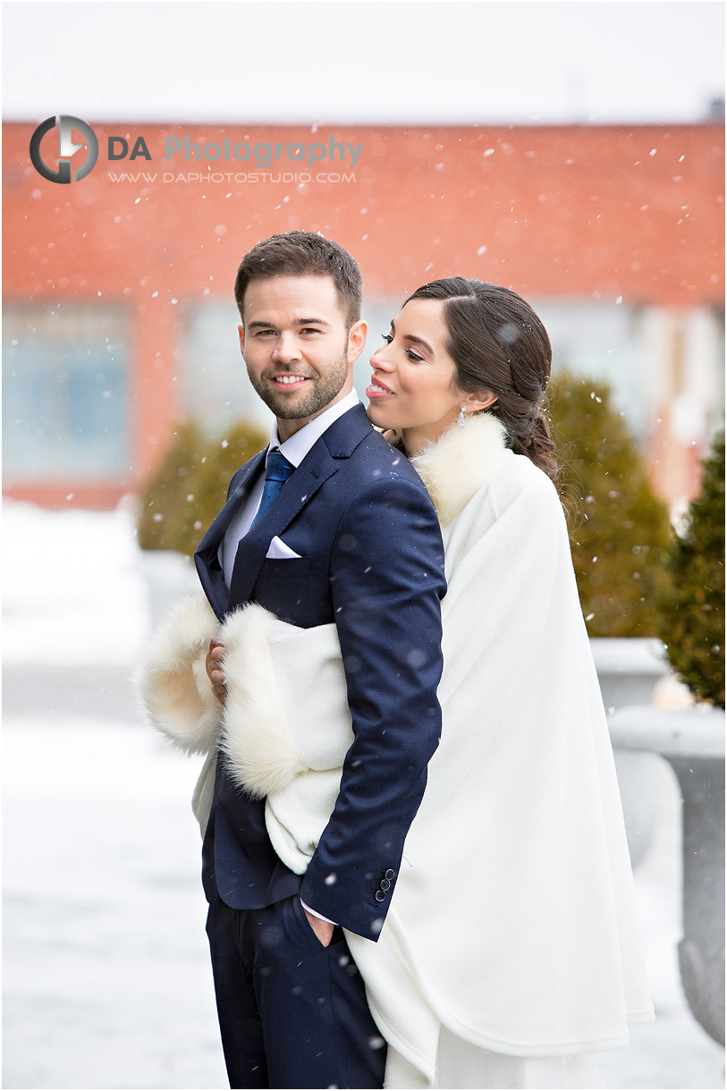 Bride and Groom at Chateau Le Parc