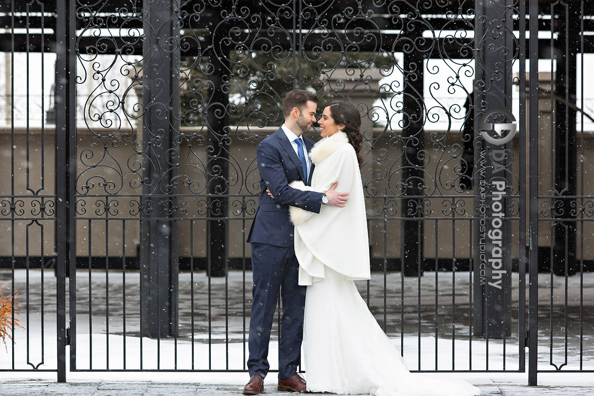 Bride and Groom at Chateau Le Parc