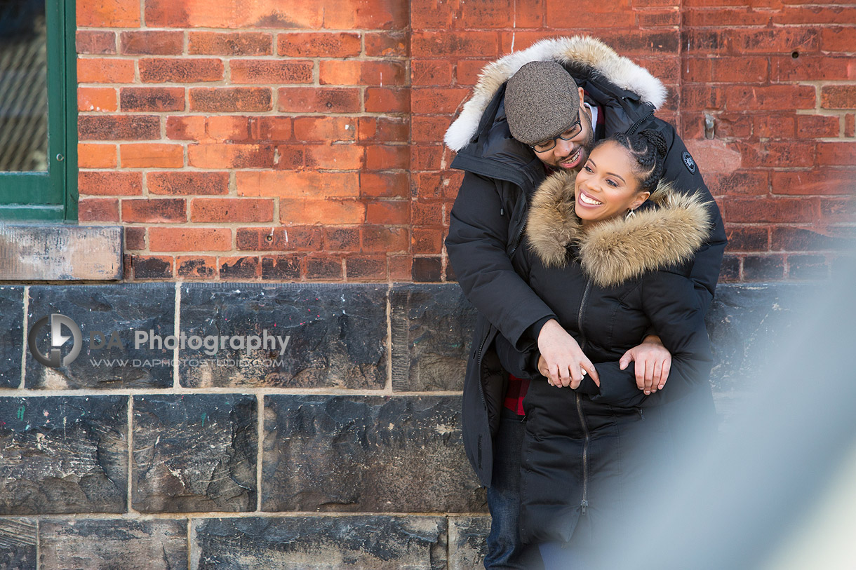 Top Photographer for Distillery District engagement