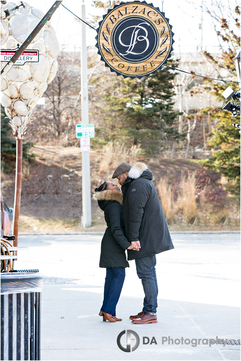 Top Photographers for Distillery District engagement