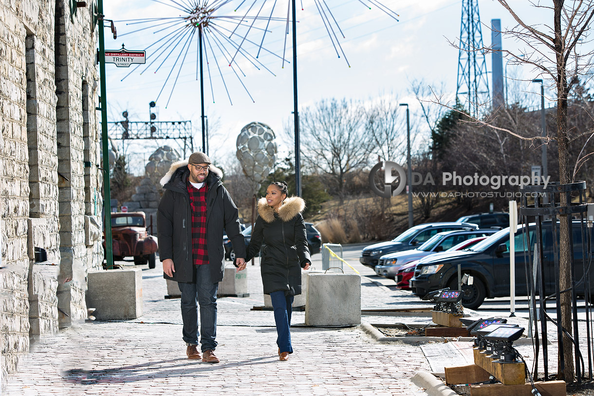 Top Photographers for Distillery District engagements