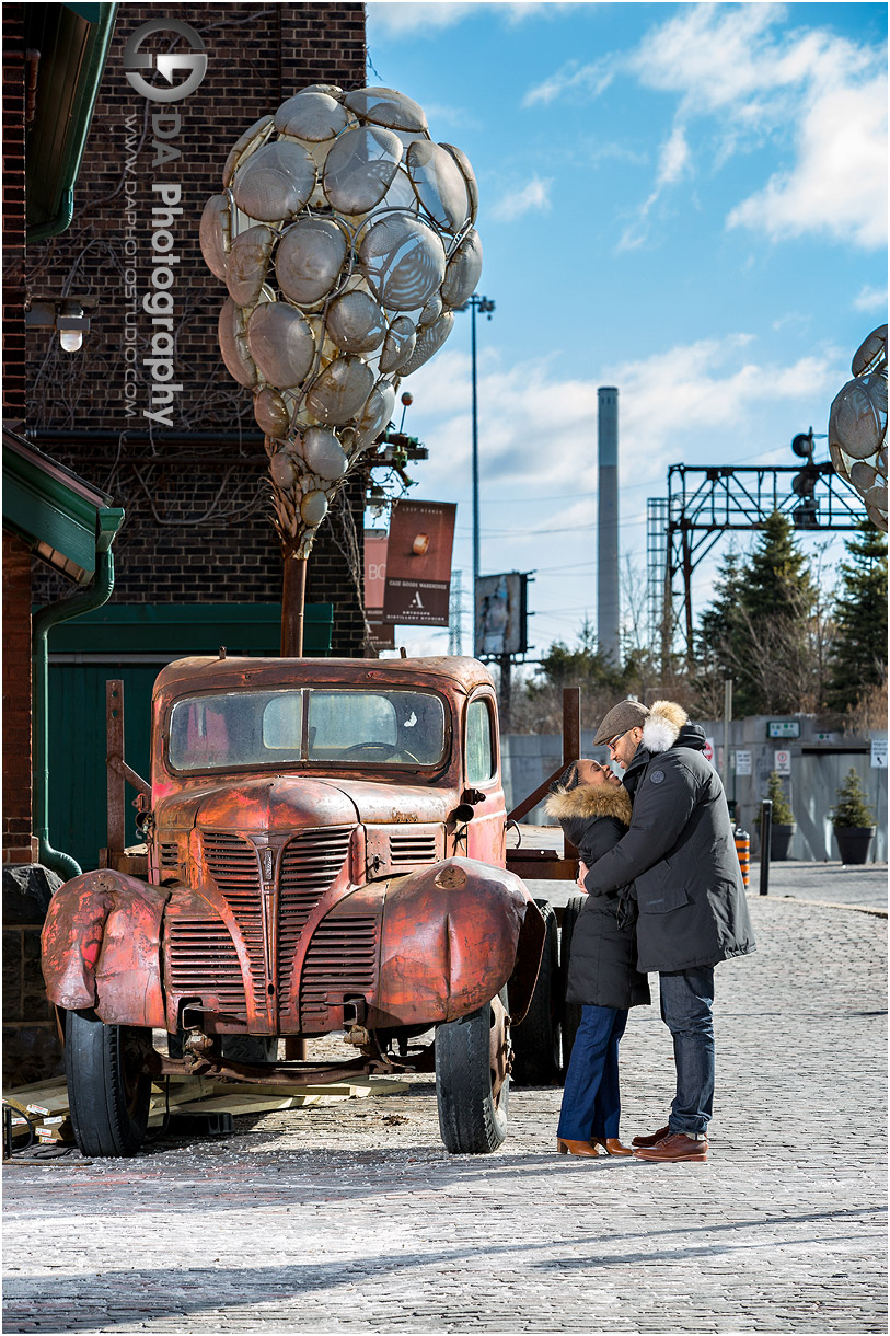 Top Photographer for Distillery District engagements