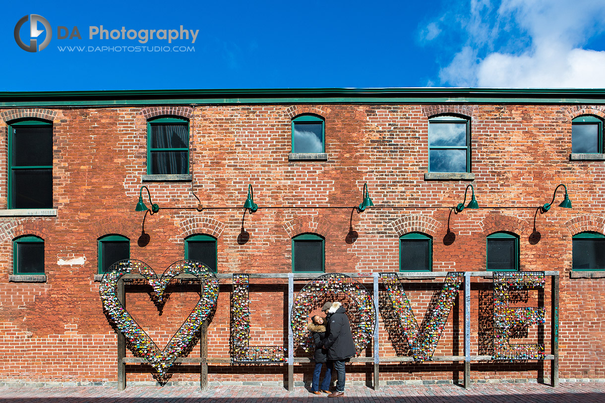 Best Engagement Photographer Distillery District in Toronto