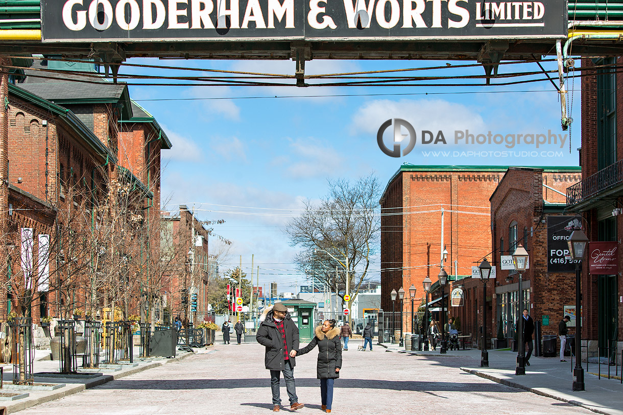 Photographs of Distillery District in Toronto