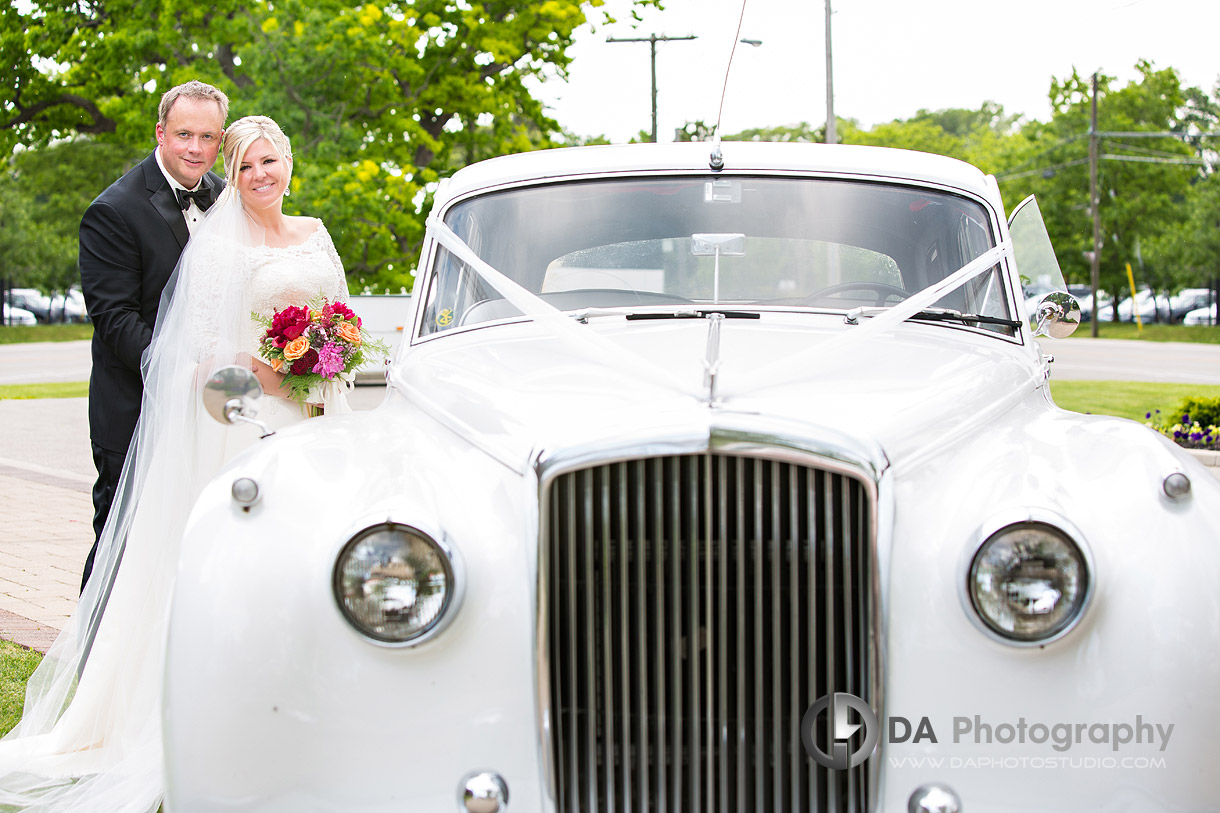 Bride and Groom at Burlington Golf and Country Club