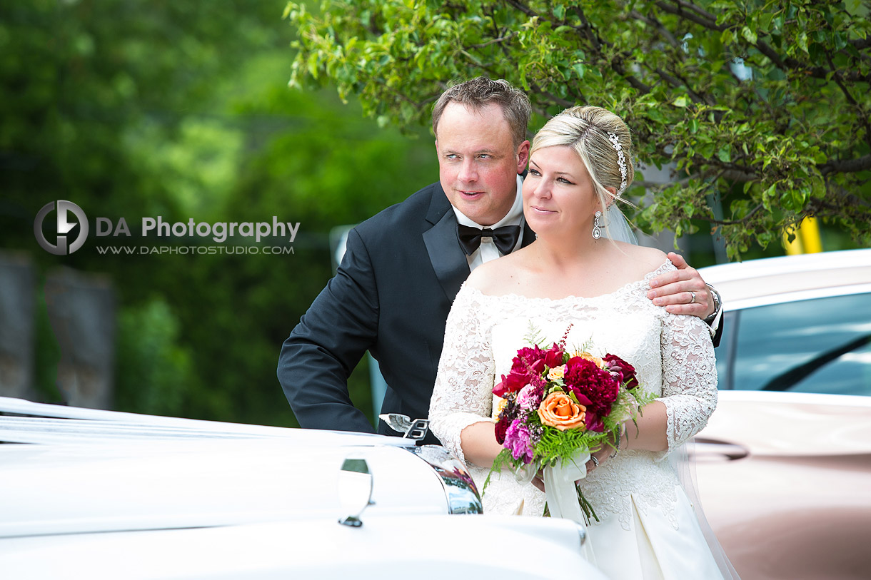 Bride and Groom in Burlington