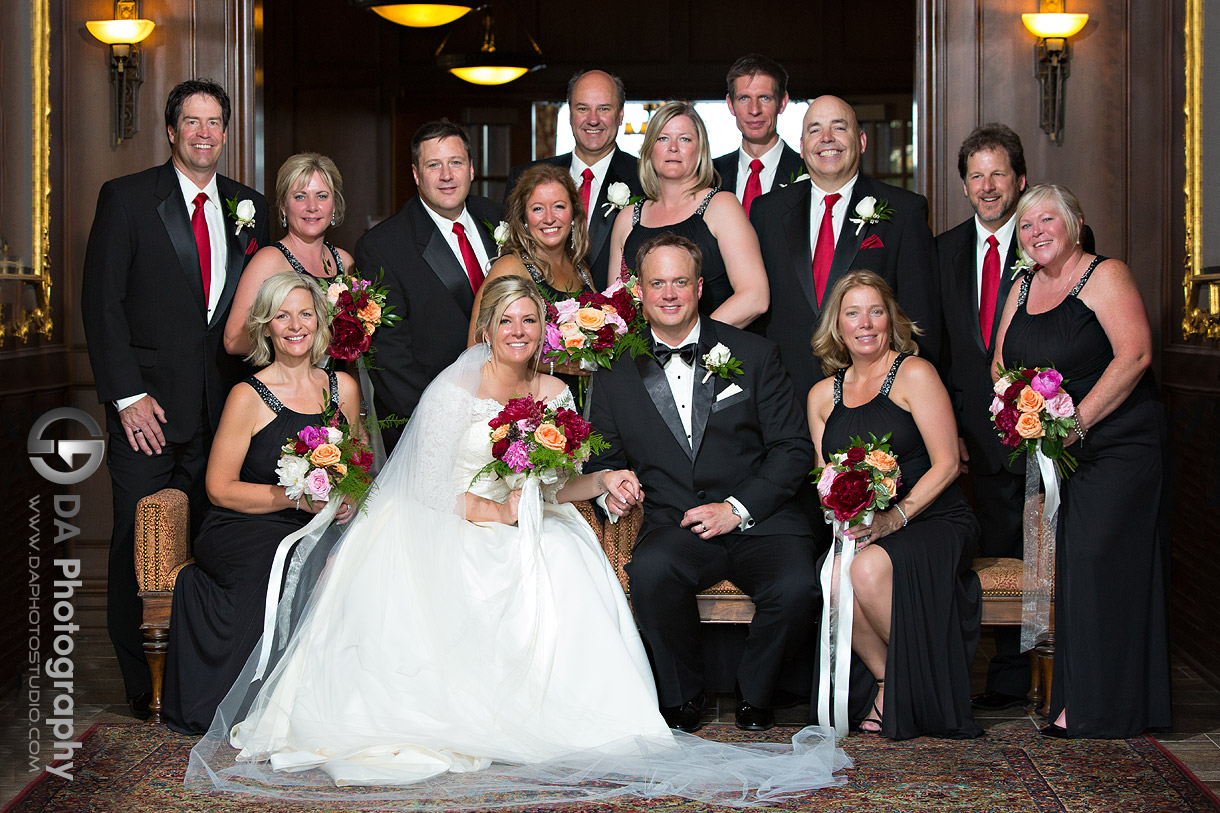 Bridal party at Burlington Golf and Country Club Wedding