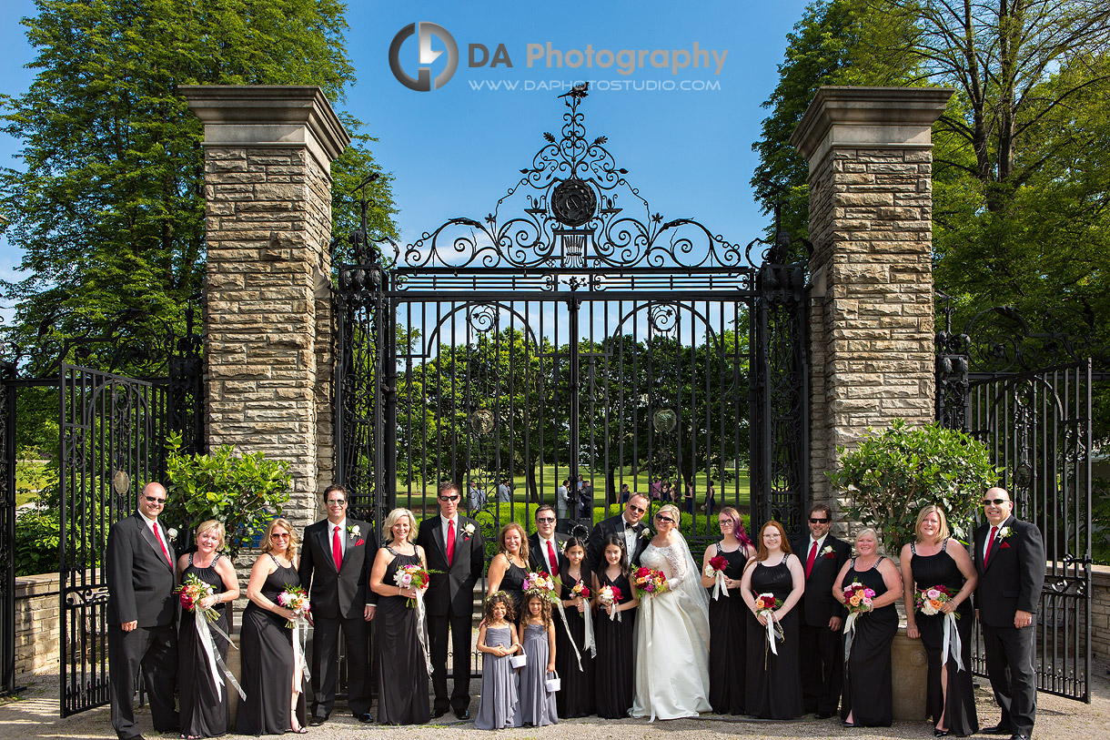 Bridal Party at Royal Botanical Gardens