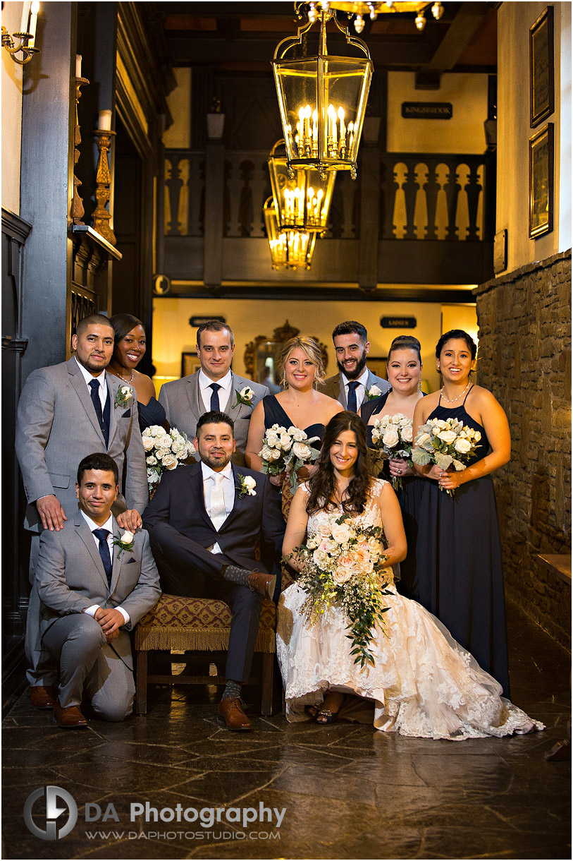 Bride and Groom at Old Mill