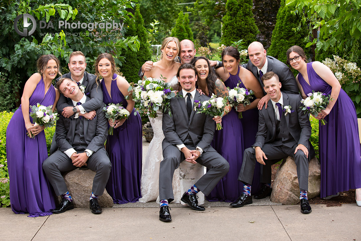 Bridal Party Photos at Club Roma