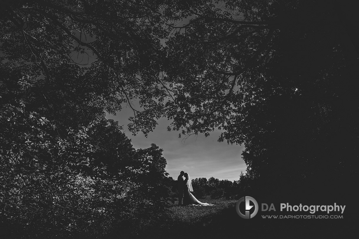 Millcroft Inn and Spa Wedding Day Photos at Night