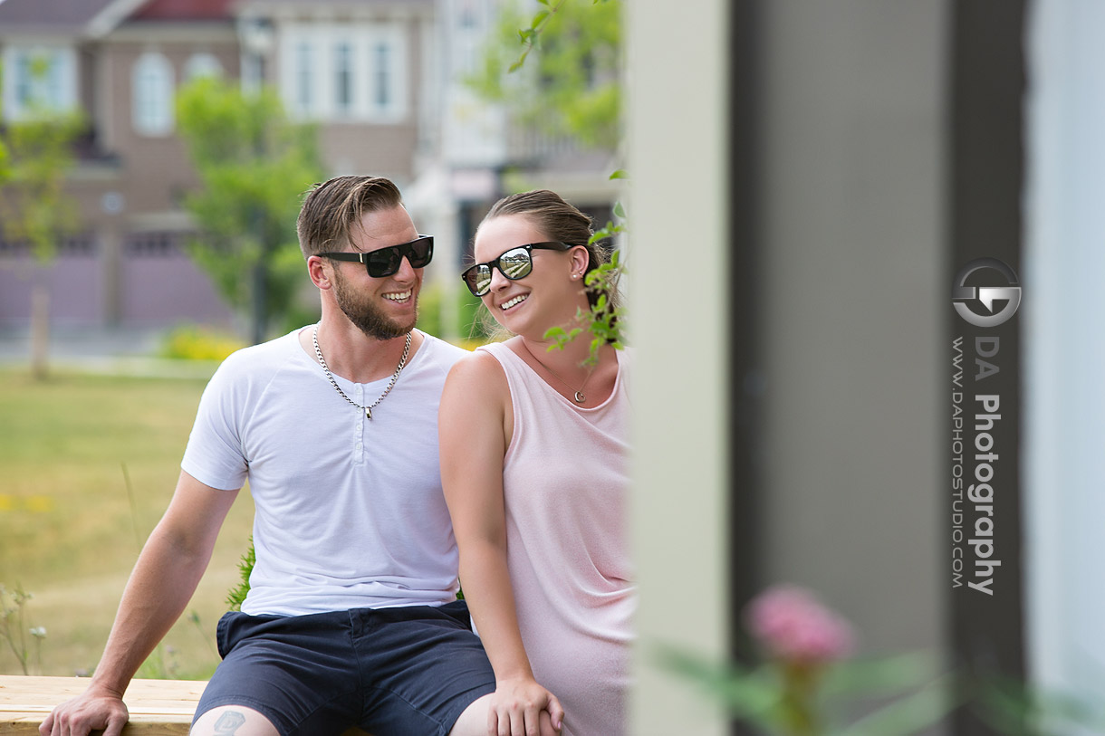 Milton Engagement Photo in Spring