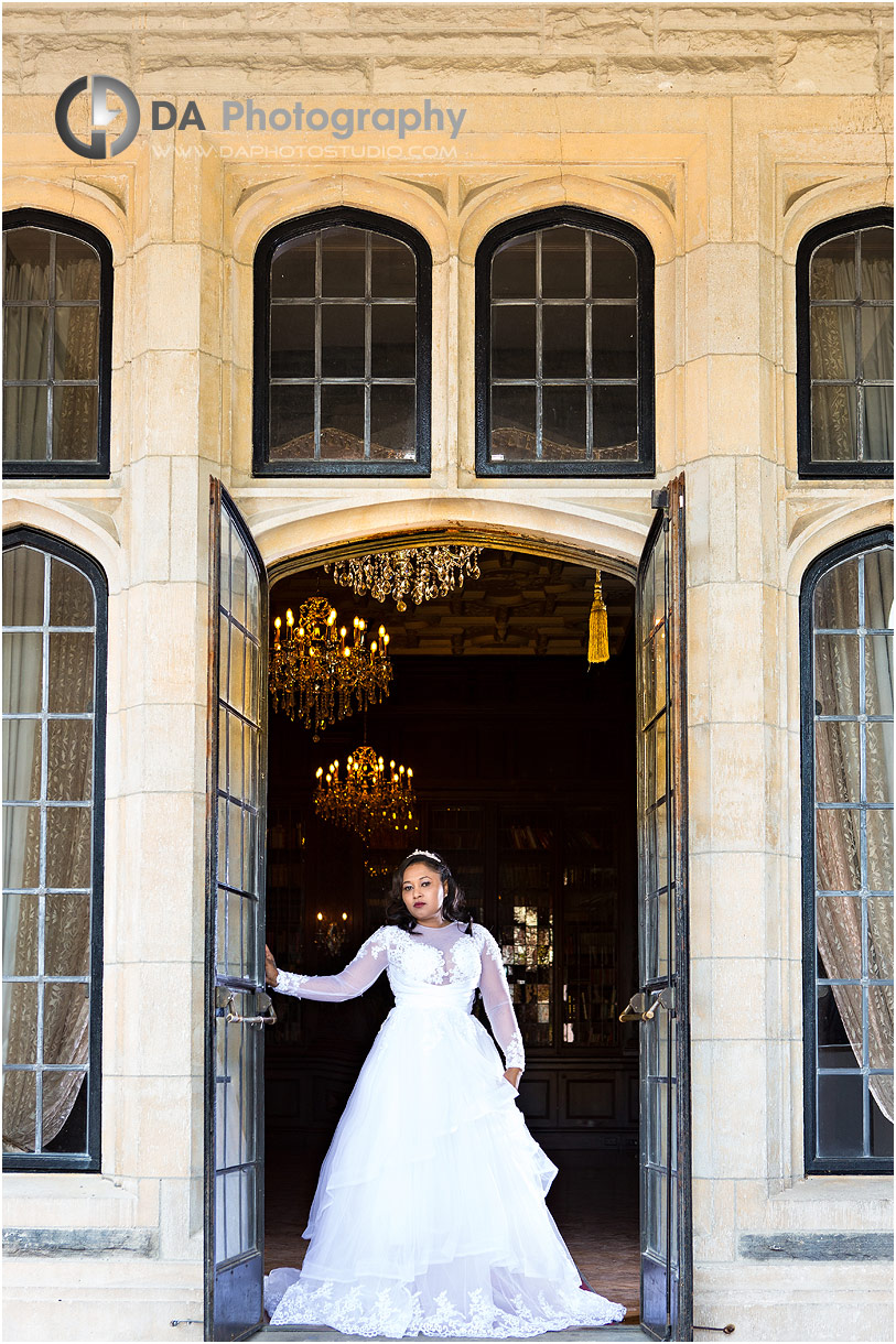 Bride photo at Casa Loma