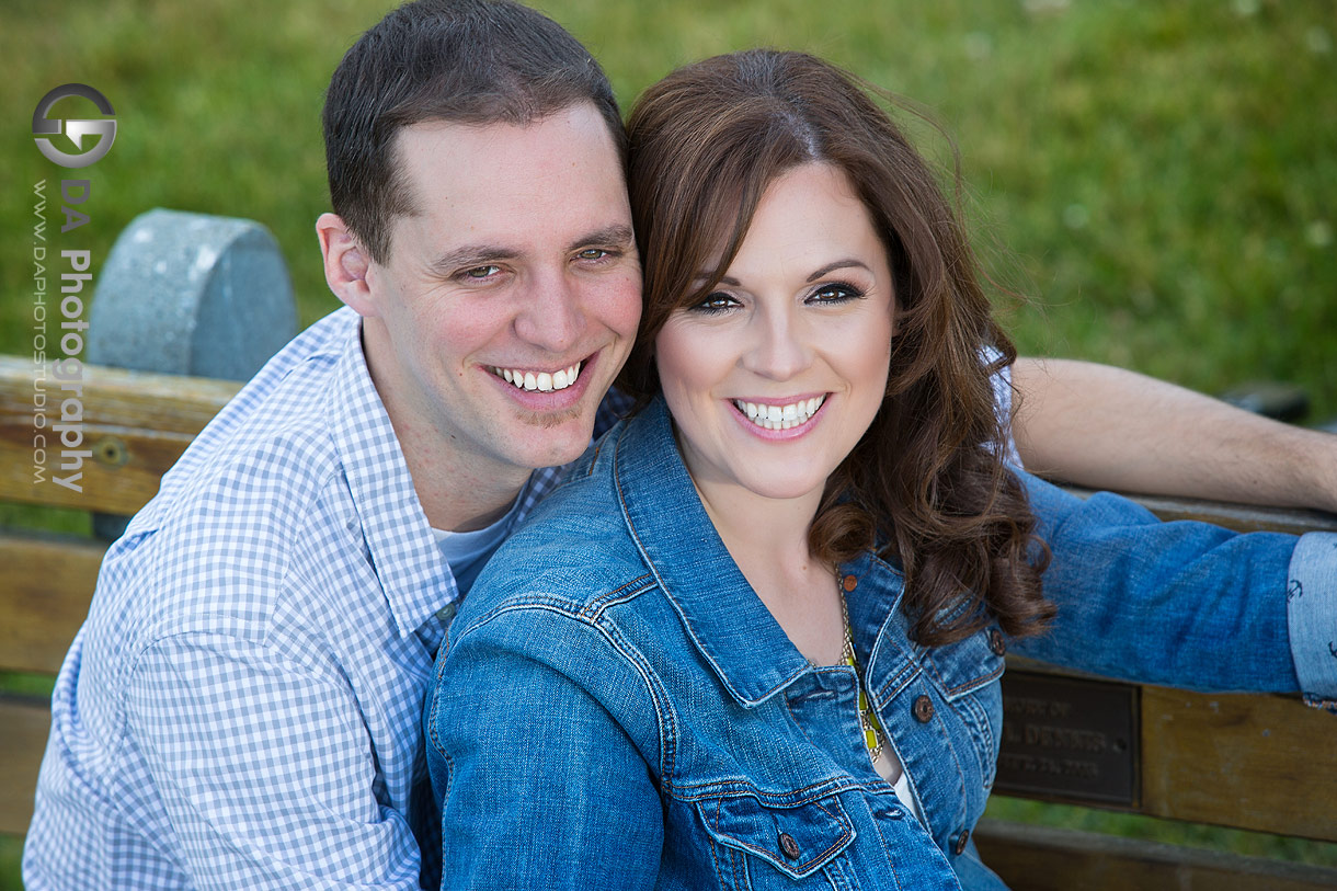 Oakville engagement photos at Gairloch Gardens