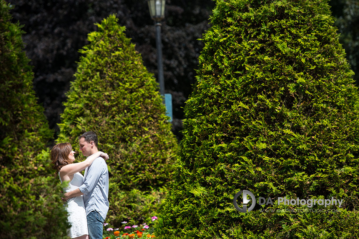 Oakville Engagement Photographer at Gairloch Gardens