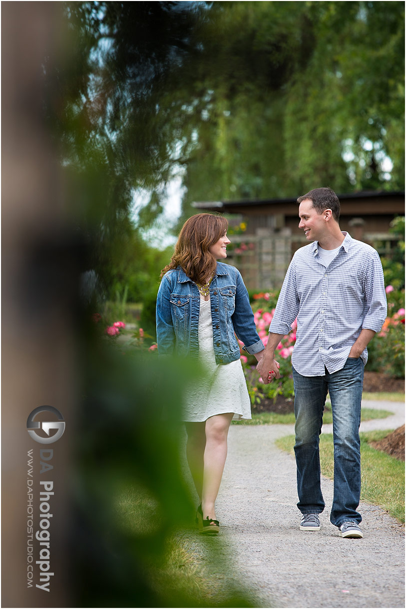 Garden Engagement Photos