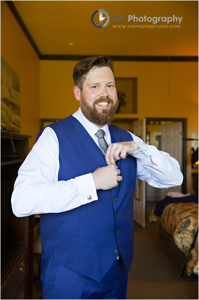 Groom at The Falls Inn and Spa